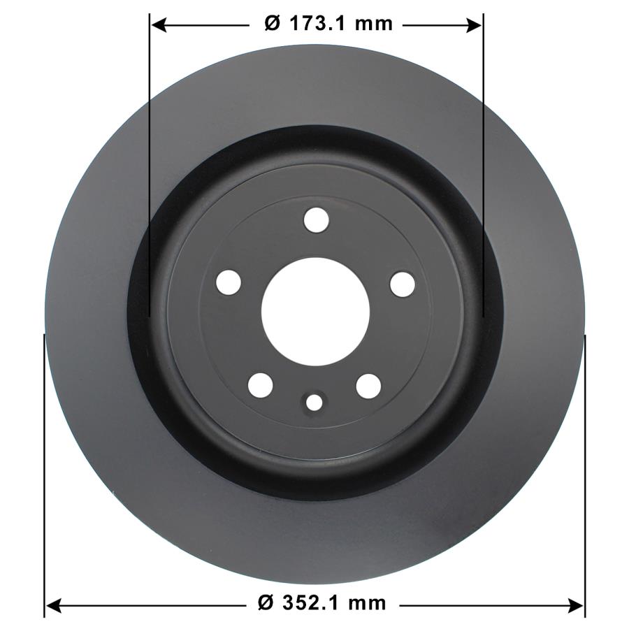 Ford Taurus Omniparts brake rotor 13064625 ford explorer - 13064625 ...