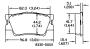 Image of OMNIPARTS BRAKE PAD 13050954 Lexus ES300h ES350 HS250h Toyota Camry RAV4 image for your 2016 Toyota Camry Hybrid XLE Sedan  