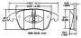 View OMNIPARTS BRAKE PAD 13054279 Ford Fusion SSV PlugIn Hybrid Lincoln MKZ Full-Sized Product Image 1 of 2
