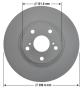 Image of OMNIPARTS BRAKE ROTOR 13060152 Lexus ES300 ES330 Toyota Camry Highlander image for your 2016 Toyota Camry Hybrid XLE Sedan  