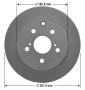 Image of OMNIPARTS BRAKE ROTOR 13060282 Lexus HS250h Toyota RAV4 image for your 2016 Toyota Camry Hybrid XLE Sedan  
