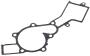 Image of Engine Water Pump Gasket image for your INFINITI