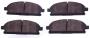 Image of Disc Brake Pad Set (Front). A set of disc brake pads. image for your INFINITI I35  