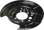 Image of Brake Backing Plate (Left, Rear). A backing plates used on. image for your 2012 Nissan Frontier   