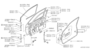 Image of Hinge Door Female. (Right, Front, Upper, Lower) image for your INFINITI Q60  