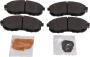 Image of Disc Brake Pad Set (Front). A set of disc brake pads. image for your 2005 INFINITI Q45   