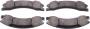 Image of Disc Brake Pad Set (Rear). A set of disc brake pads. image for your Nissan