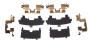 View Disc Brake Abutment Clip Set. Disc Brake Pad Installation Kit.  (Rear) Full-Sized Product Image 1 of 4