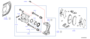 Image of Disc Brake Caliper Bracket Mounting Bolt. Disc Brake Caliper. image for your Nissan