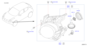 Image of Headlight (Right) image for your 2019 Nissan Frontier Crew Cab SL 4.0L V6 AT 4WD 
