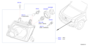 Image of Headlight. Lamp HEA. (Right) image for your 2005 Nissan Frontier Crew Cab SE 4.0L V6 AT 4WD 