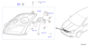 Image of Headlight. Lamp HEA. (Left) image for your 2021 Nissan Versa   