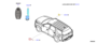 Image of JUEGO CILINDRO CIERRE PUERTA IZQ image for your 1999 Nissan Frontier King Cab SE 2.4L MT 2WD 