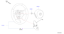 Image of Module Air Bag, Driver. image for your 2014 Nissan Versa Note   