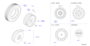 Image of Wheel Disc. Wheel Disk. Wheel Road. image for your 2010 Nissan Versa   