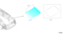 Image of Glass Back Wind. Glass Window. (Rear) image for your 2019 Nissan Versa Note   