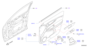 Image of Door Panel Handle Cover (Left, Front) image for your 2006 Nissan Sentra   