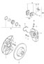 Diagram disc brake front axle for your 2016 Porsche 911 Targa 4 GTS Coupe