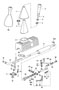 Diagram shift mechanism manual transmission for your 1963 Porsche