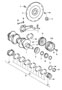 Image of Engine Crankshaft Thrust Washer (Rear) image for your 2010 Porsche Boxster
