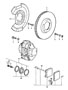 Diagram disc brake front axle for your Porsche