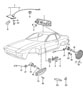 Diagram interior light direction indicator light lateral for your 1979 Porsche