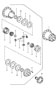 Diagram limited-slip differential for manual transmission for your 2006 Porsche Boxster