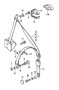 Diagram seat belt front for your 2022 Porsche