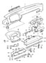 Diagram dashboard trim for your Porsche 928