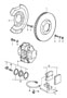 Diagram brake front axle see technical information for your Porsche