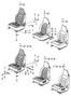 Image of Seat Hinge Cover. image for your Porsche 928