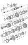 Diagram gears and shafts manual transmission for your 2006 Porsche Boxster