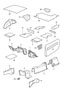 Diagram sound absorber for your 1991 Porsche 944