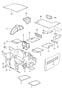 Diagram sound absorber for your 1991 Porsche 944