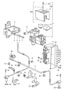Diagram hydraulic unit speed sensor control unit anti-lock brake system for your 1997 Porsche 911 Turbo Coupe