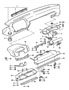 Diagram dashboard trim for your Porsche 928