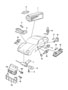 Diagram interior lights for your 2004 Porsche 911