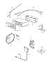 Diagram radio installation parts for your 1966 Porsche 911 3.0L 6 cylinder M/T AWD