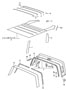 Diagram interior equipment roof roll bar for your 1977 Porsche 911