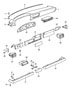 Diagram dashboard with installation parts for your Porsche