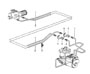 Diagram brake lines body front section for your Porsche 911 3.0L 6 cylinder M/T AWD