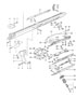 Diagram knee protection strip airbag for cars with glove compartment cover locking device centre for your 2007 Porsche 911