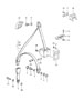 Diagram seat belt front for your 2022 Porsche