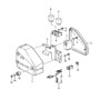 Diagram central electrical system engine compartment for your 1987 Porsche 928 S4 Coupe 5.0L
