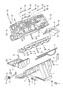 Diagram crankcase mounting parts for your Porsche