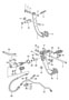 Diagram brake clutch pedals left-hand drive for your 1965 Porsche 912