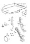 Diagram accelerator pedal accelerator cable for automatic transmission for your Porsche
