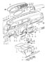Diagram dashboard trim for your 2007 Porsche Boxster