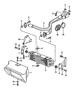 Image of Oil cooler core bracket. image for your 1953 Porsche