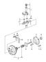 Diagram brake master cylinder brake booster expansion tank for your 1989 Porsche 944